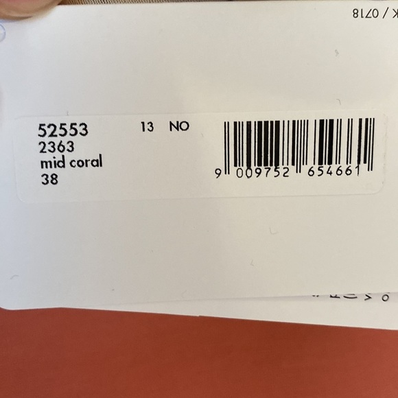 LAST CALL Wolford Asymmetric stretch skirt in mid coral - Picture 10 of 10